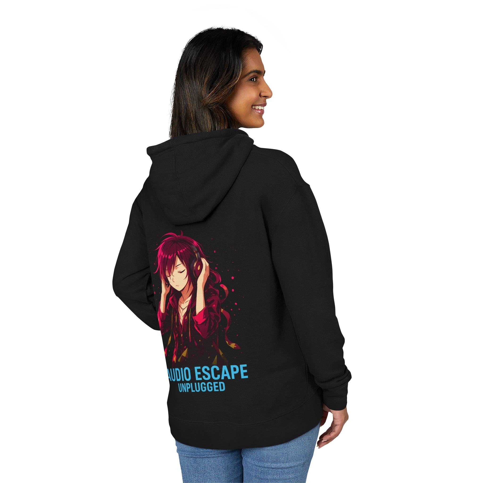 French Terry Hoodie - Comfort and Style for Music Lovers and Casual Outings Printify