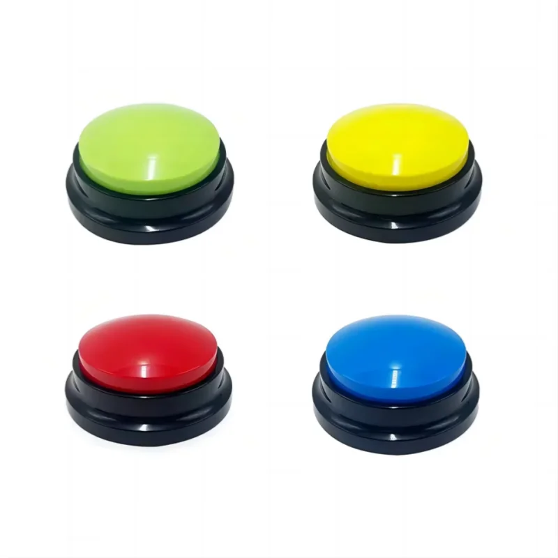 Dog Toys Funny Dog Recordable Pet Toys Travel Talking Pet Starters Pet Speaking Buttons Portable Cute Pet Supplies Econic Blanks