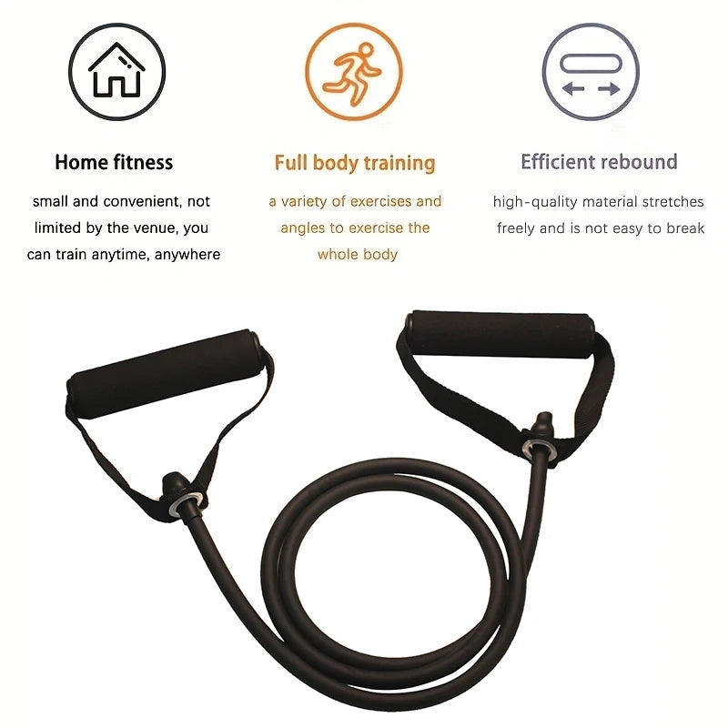 Resistance Bands With Handles, Exercise Bands, Workout Bands With Handles For Men Women, Strength Training Equipment At Home Econic Blanks