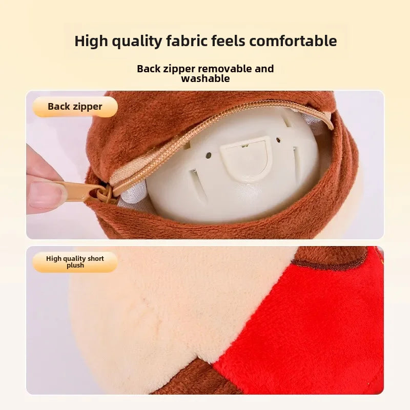 New Dog Toys Interactive Puzzle Electric Plush Jumping Ball USB Rechargeable Clown Cartoon Dog Training Toy Piggy Pet Product Econic Blanks