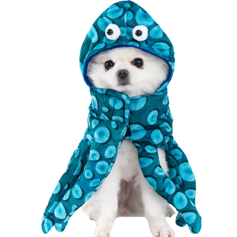 1PCS Halloween Dagger Pet Transformation Dress Festival Funny Knife Holding Dog Clothes Cat Standing Dress Pet Dress Up Econic Blanks