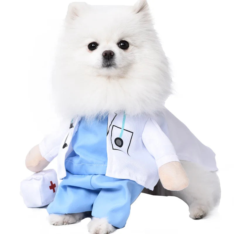 1PCS Halloween Dagger Pet Transformation Dress Festival Funny Knife Holding Dog Clothes Cat Standing Dress Pet Dress Up Econic Blanks