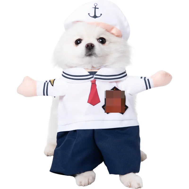 1PCS Halloween Dagger Pet Transformation Dress Festival Funny Knife Holding Dog Clothes Cat Standing Dress Pet Dress Up Econic Blanks
