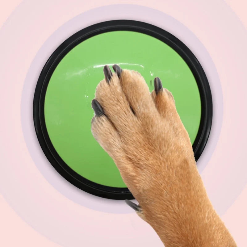 Dog Toys Funny Dog Recordable Pet Toys Travel Talking Pet Starters Pet Speaking Buttons Portable Cute Pet Supplies Econic Blanks