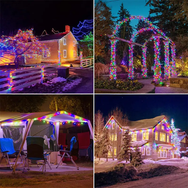 LED Solar Fairy String Lights – Waterproof Outdoor Garden Lights Econic Blanks