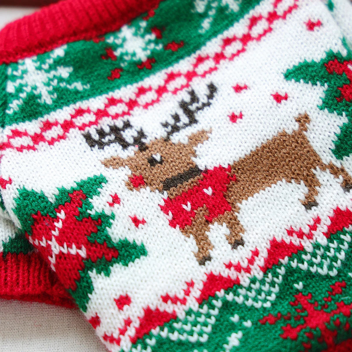 Pet Cute Christmas Rudolph Elk Sweater Dog Autumn and Winter Warm Thread Clothes Happy Cat Wear Clothes Econic Blanks