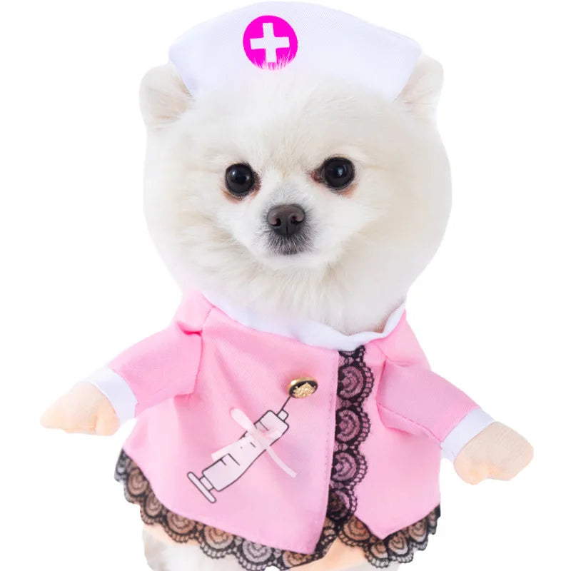 1PCS Halloween Dagger Pet Transformation Dress Festival Funny Knife Holding Dog Clothes Cat Standing Dress Pet Dress Up Econic Blanks
