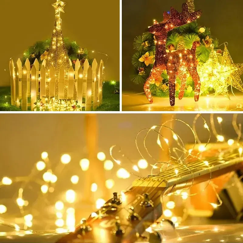 LED Solar Fairy String Lights – Waterproof Outdoor Garden Lights Econic Blanks
