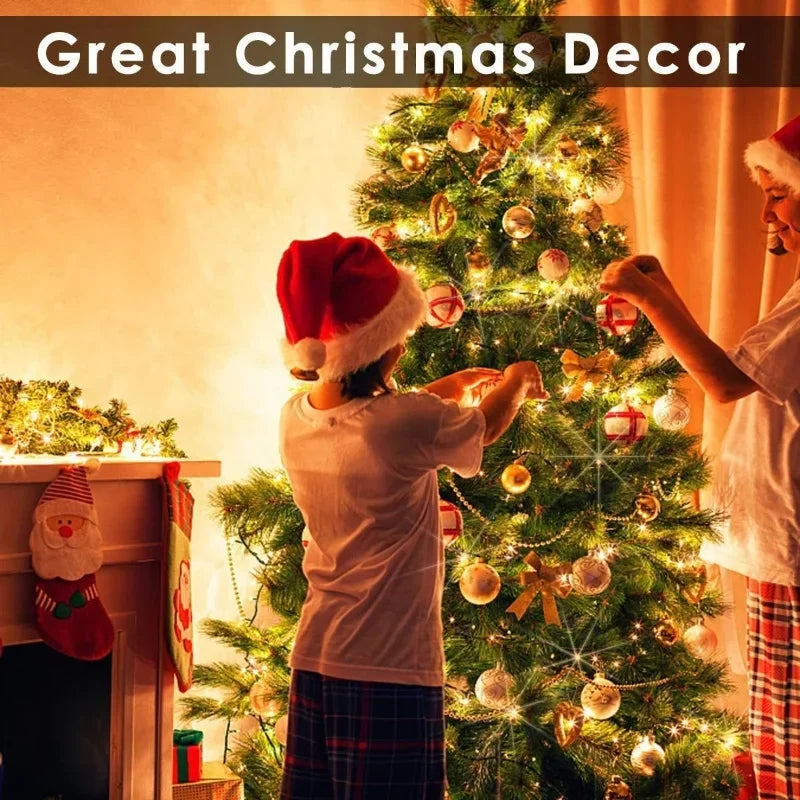 2/5/10/20/30M USB Fairy String Lights LED Sliver Wire Lights With 8 Lighting Modes Remote Control For Bedroom Christmas Decor Econic Blanks
