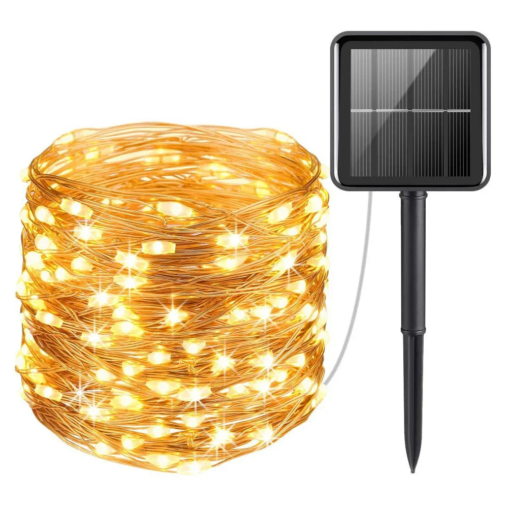 LED Solar Fairy String Lights – Waterproof Outdoor Garden Lights Econic Blanks