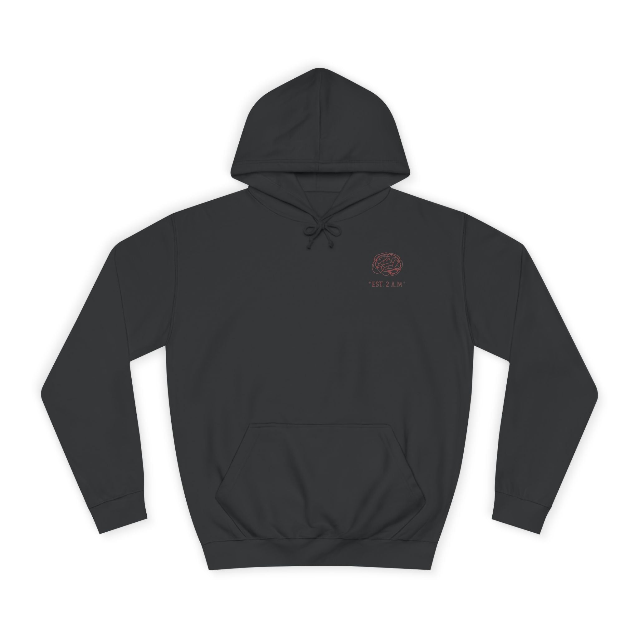 Unisex Overthinking Club Hoodie | Cozy College Gear, Thoughtful Gift for Students, Casual Wear, Relaxed Style, Brainy Humor Apparel Printify