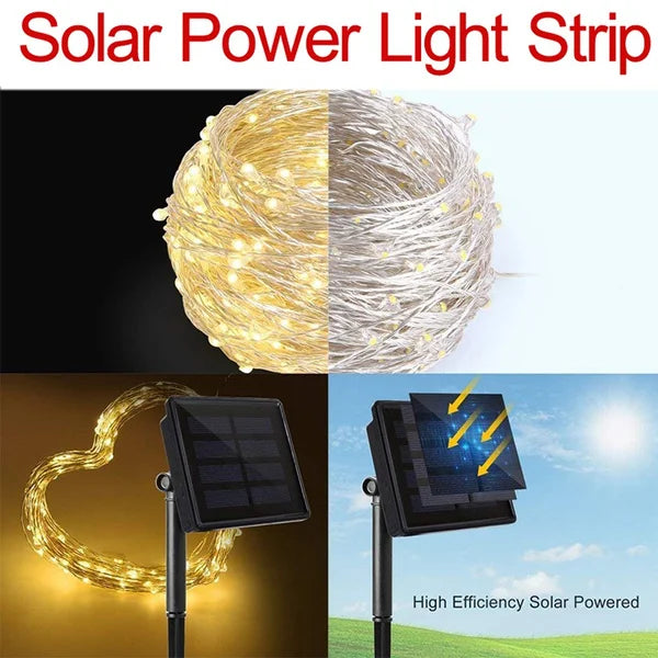 LED Solar Fairy String Lights – Waterproof Outdoor Garden Lights Econic Blanks