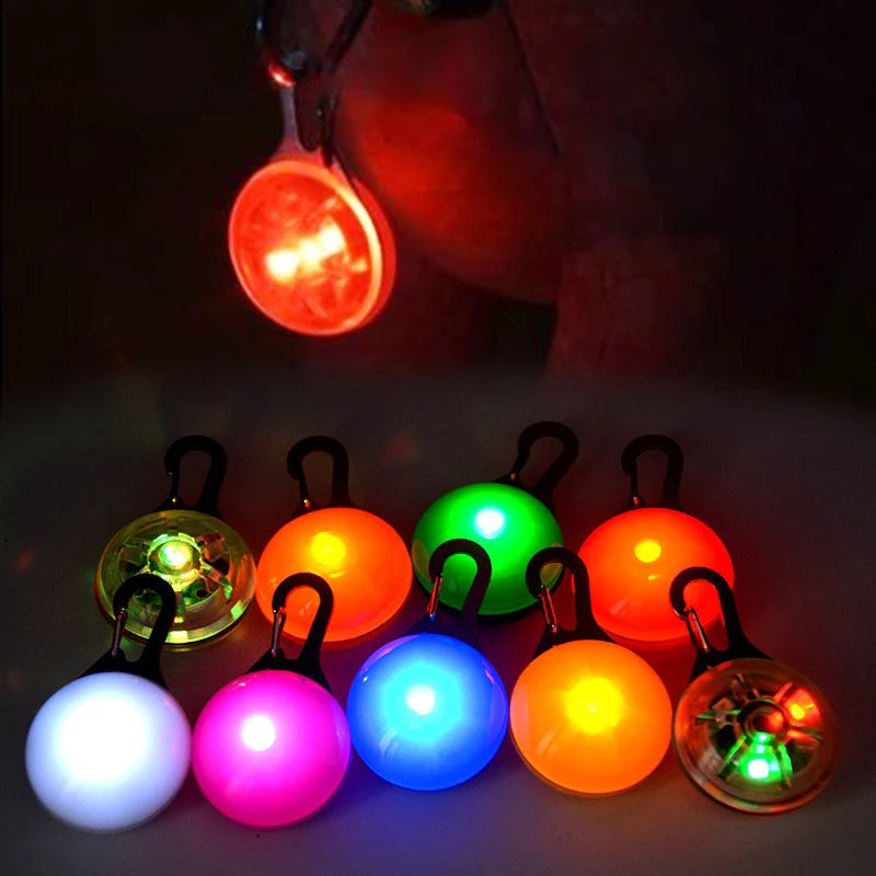 Led Luminous Dog Cat Collar Glowing Pendant Pet Leads Glow Accessories Bright Necklace Luminous Collar Night Safety Decoration Econic Blanks