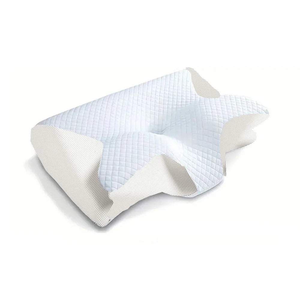 1pc Memory Foam Cervical Pillow, 2 in 1 Ergonomic Contour Orthopedic Pillow for Neck Pain, Contoured Support Pillows,Neck Pillow Econic Blanks