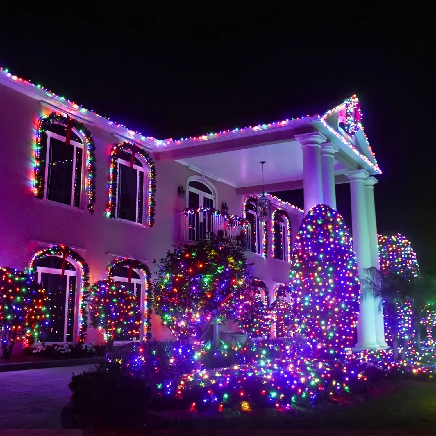 23-99ft LED Solar Light 50-300 Lights Outdoor Waterproof Fairy Garland Lights Christmas Party Halloween Decorations Solar Lights Econic Blanks