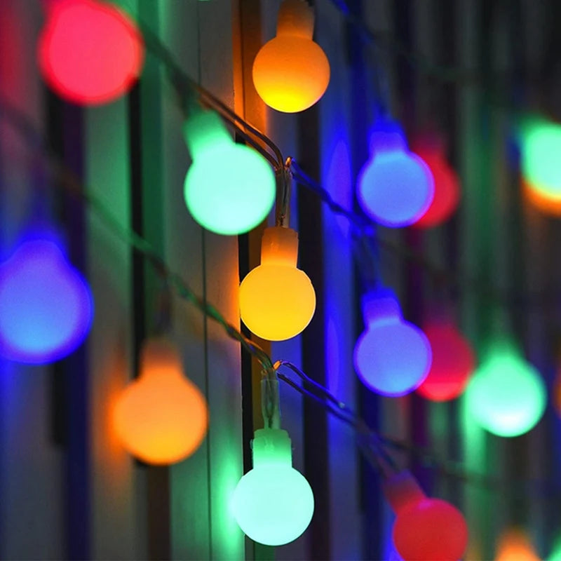 1Pack 10/20/40/80 Led Globe String Lights Battery/Usb Operated Fairy Light Waterproof For Garden Christmas Wedding Party Decor Econic Blanks