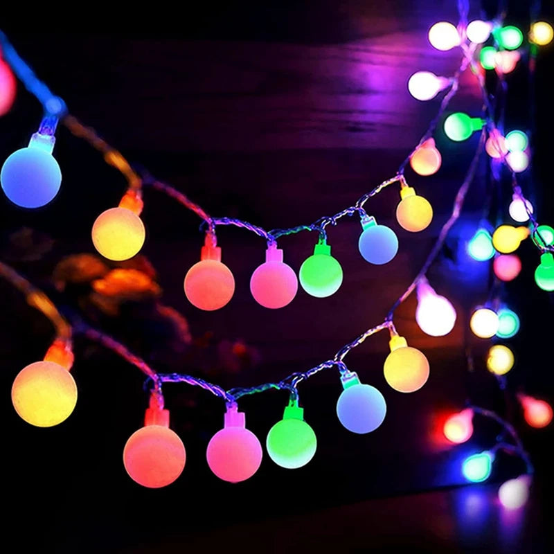 1Pack 10/20/40/80 Led Globe String Lights Battery/Usb Operated Fairy Light Waterproof For Garden Christmas Wedding Party Decor Econic Blanks