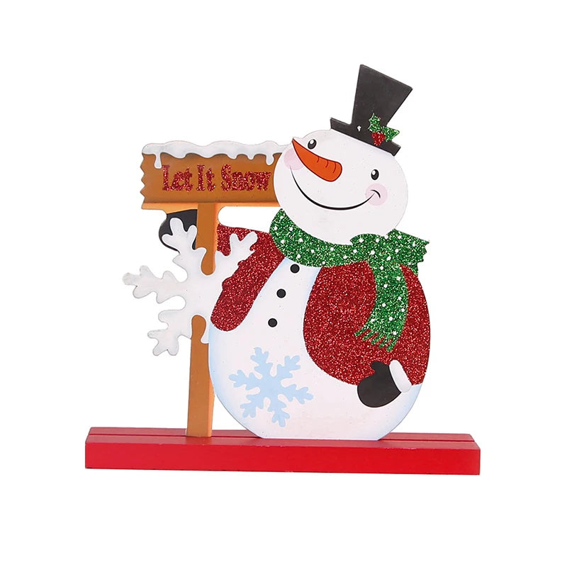 Christmas Tree Children's Handmade DIY Stereo Wooden Christmas Tree Scene Layout Christmas Decorations Ornaments Hot Econic Blanks