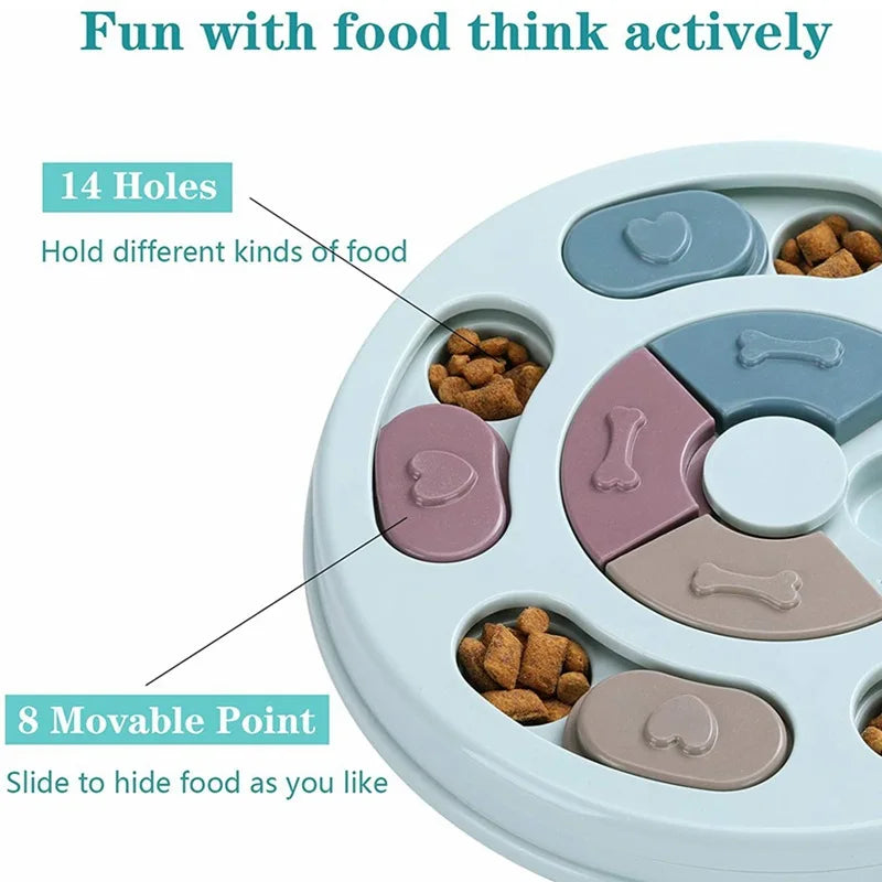 Dog Food Hiding Bowl, Slow Food Training, Dog Educational Toy To Relieve Boredom, Interactive Educational Feeding Toy Econic Blanks