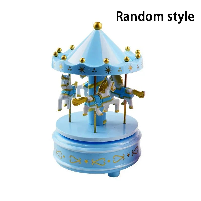 Carousel Music Box, Children's Music Box, Creative Toys, Cake Baking Decoration, Christmas Decoration, Birthday Gift Econic Blanks