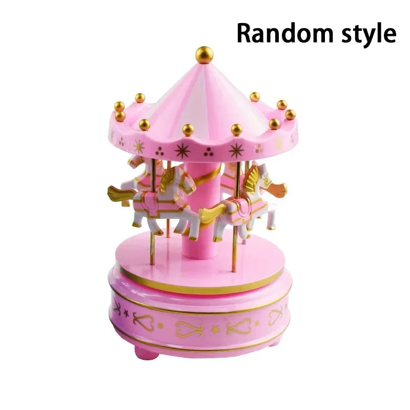 Carousel Music Box, Children's Music Box, Creative Toys, Cake Baking Decoration, Christmas Decoration, Birthday Gift Econic Blanks