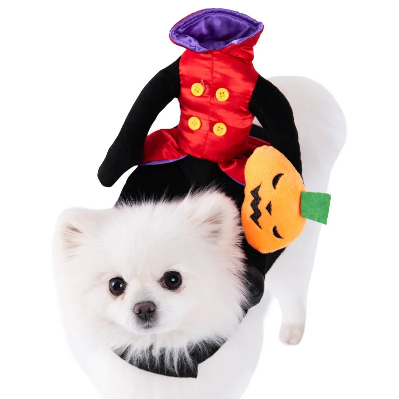1PCS Halloween Dagger Pet Transformation Dress Festival Funny Knife Holding Dog Clothes Cat Standing Dress Pet Dress Up Econic Blanks