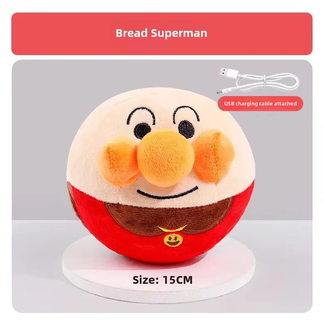 New Dog Toys Interactive Puzzle Electric Plush Jumping Ball USB Rechargeable Clown Cartoon Dog Training Toy Piggy Pet Product Econic Blanks