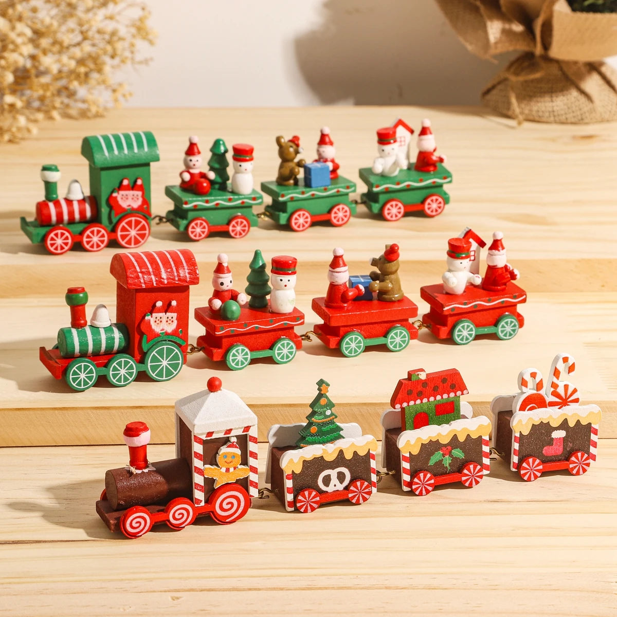 Christmas Train Merry Christmas Decorations For Home 2025 Cristmas Ornament Xmas Navidad Noel Gifts Happy New Year 2026 Gifts Econic Blanks