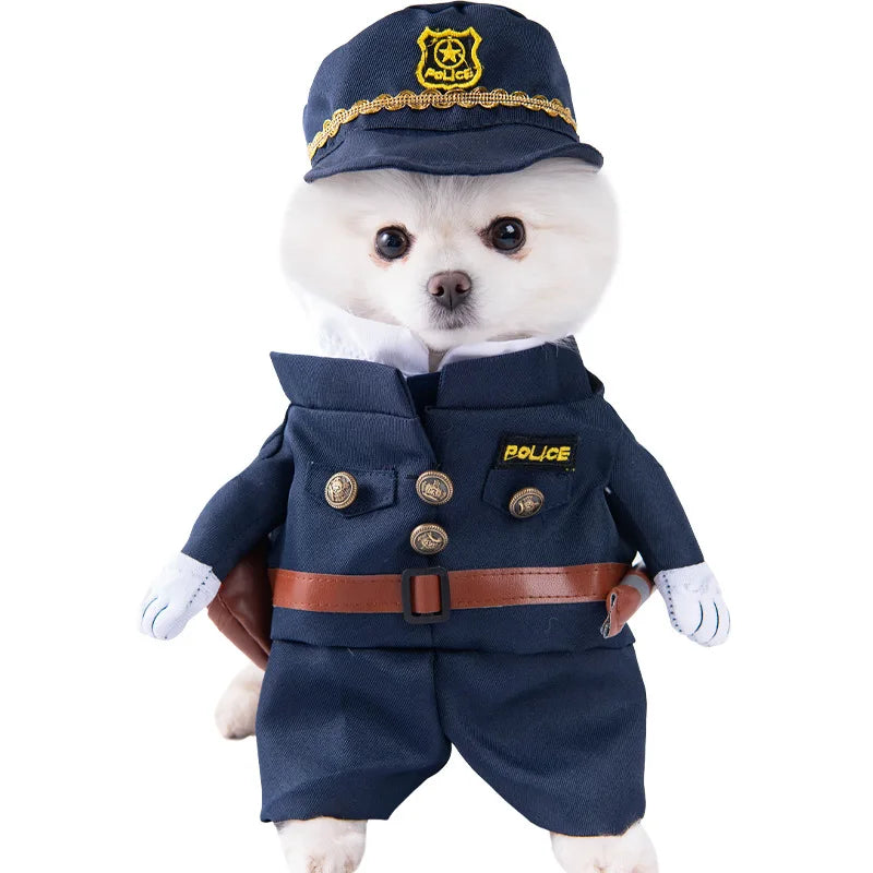 1PCS Halloween Dagger Pet Transformation Dress Festival Funny Knife Holding Dog Clothes Cat Standing Dress Pet Dress Up Econic Blanks