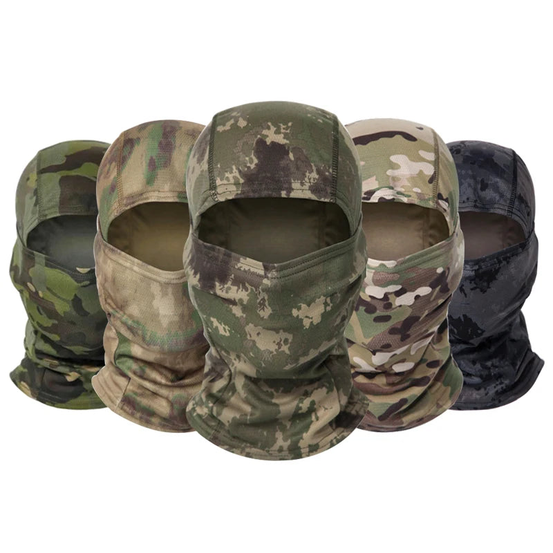 Camouflage Balaclava Hat Cycling Full Face Mask Outdoor Sports Hunting Hiking Ski Mask motorcycle Helmet Inner Cap Econic Blanks