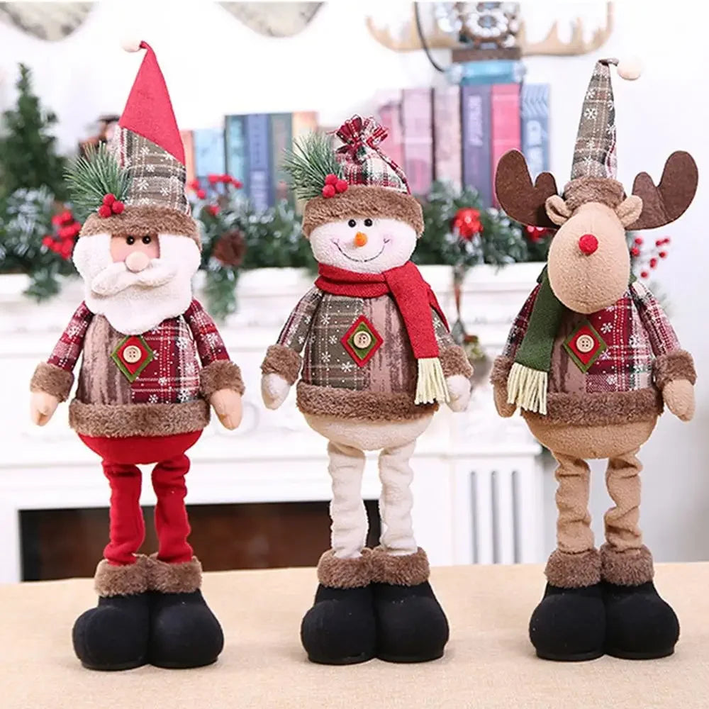 Christmas Santa Doll – Merry Xmas Home Decorations 2025 Econic Blanks